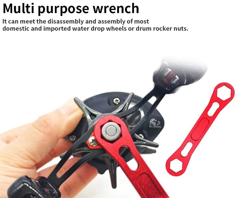 DIY Repair Tool Kit For Fishing Reel Removal Ball Bearing Maintenance Spool Disassembling Wrench Baitcasting Fishing Tools Kit