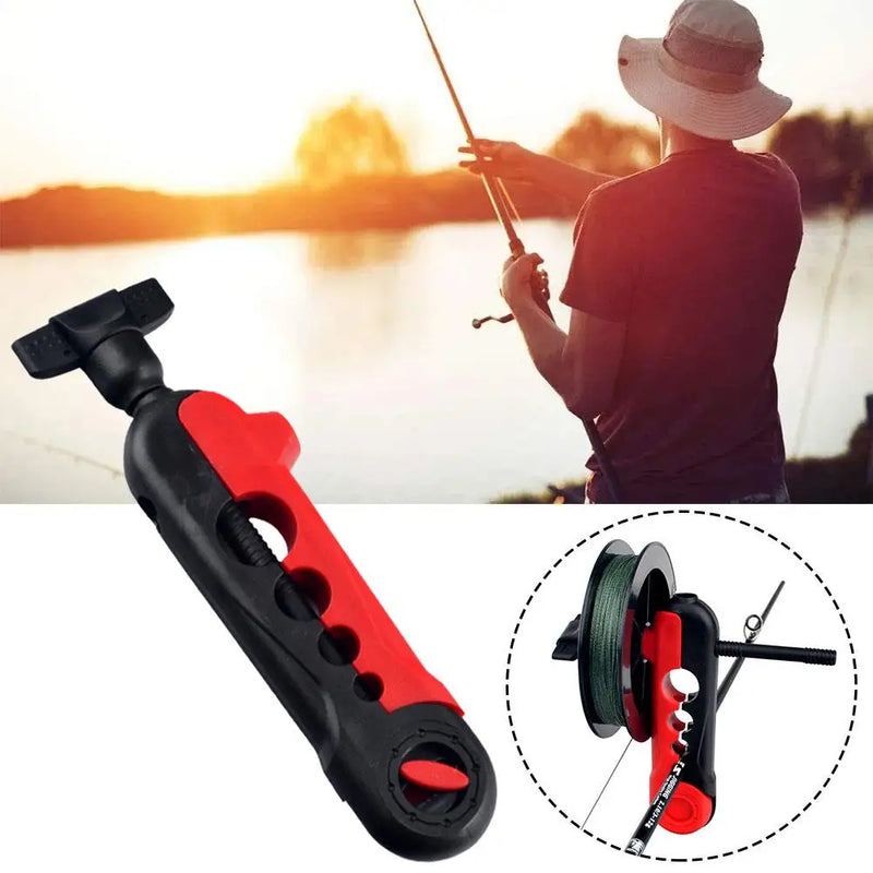 Fishing Reel Winder Sea Rod Casting Line Wrapper Spooler Removable Device Outdoor Portable Winding Winding Tool Multi-funct N7Q6