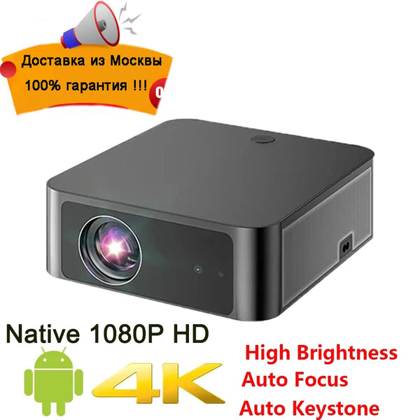 Smartldea Full HD Native 1080P Android 9.0 Smart Projector 5G wifi High Brightness LED Projector Home Theater Office Meeting