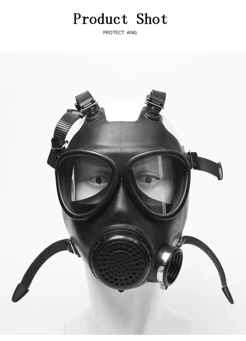 Rubber Head Wear Type Grimace 87 Type Industry Respirator Paint Spraying Gas Mask Chemical Protective Full Face Mask