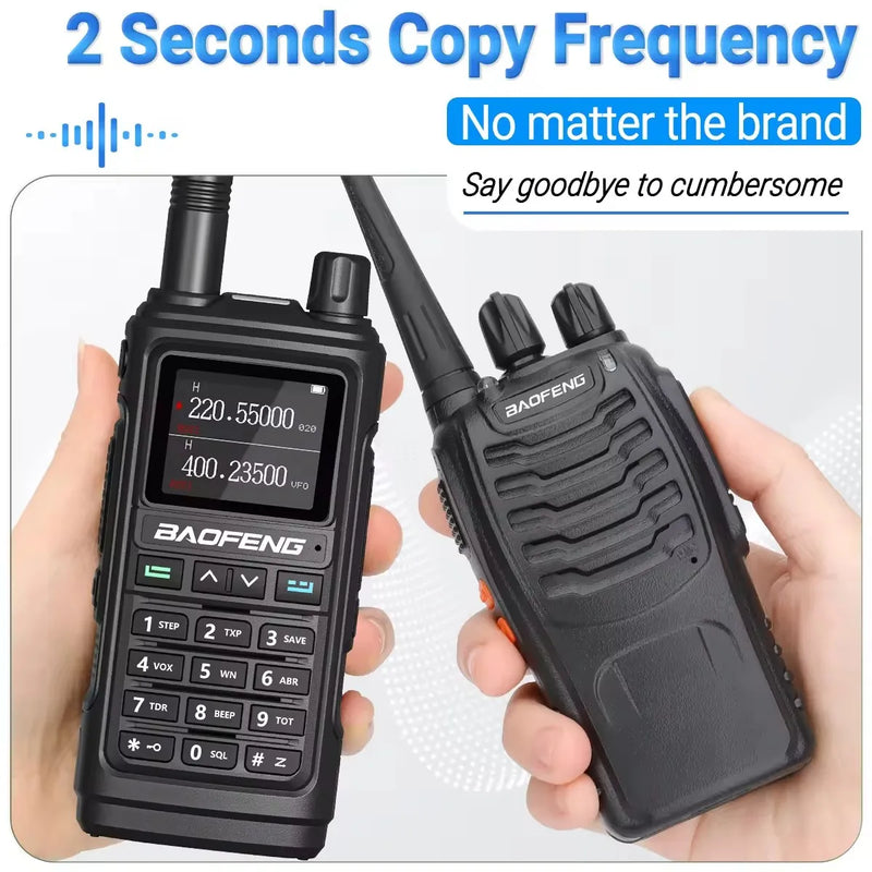 UV-17M Baofeng Two Way Radio Strong Anti-interference Long Range Air Band Copy Frequency FM/AM TypeC Charge UV 5R Walkie Talkie