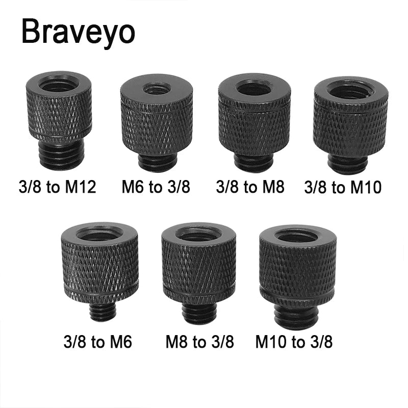 3/8 to 1/4 M6 M8 M10 inch Screw Camera Conversion Screw Dslr Tripod Monopod Ballhead Stable Shooting Adapter Accessories