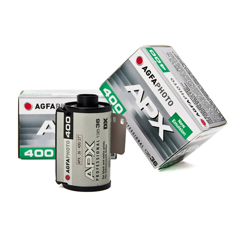 1-5Rolls AGFA APX 400 135mm Black and White Professional ISO 400 Film 36 Exposure Per Roll (Expiration Date: January 2026)