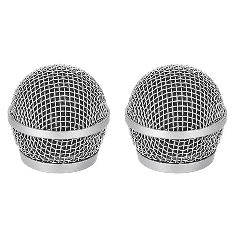 Microphone Mesh Head For 58 Microphone Fits For Shure Beta Grill Mesh Head Steel Replacement Microphones DIY Parts