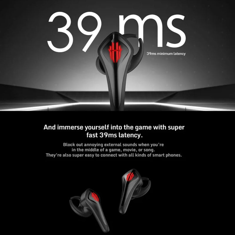 Original Global Version RedMagic TWS Gaming Earphone Wireless Bluetooth  headphone