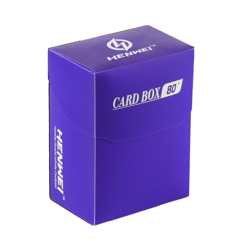 PP Material Portable 80+Card Deck Box Many Color TCG OCG Cards Case for Magic/YGO/Gathering PP Storage