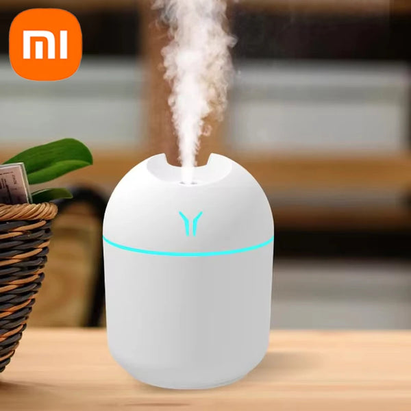 Xiaomi 250ML USB Mini Air Humidifier Aroma Essential Oil Diffuser For Home Car Ultrasonic Mute Mist Maker Diffuser Color Lamp