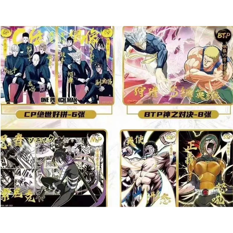 ONE PUNCH MAN Collection Cards for Children Original Japan Bleach Cards Cartas Game Cards Birthday Gifts Kids Hobby Battle