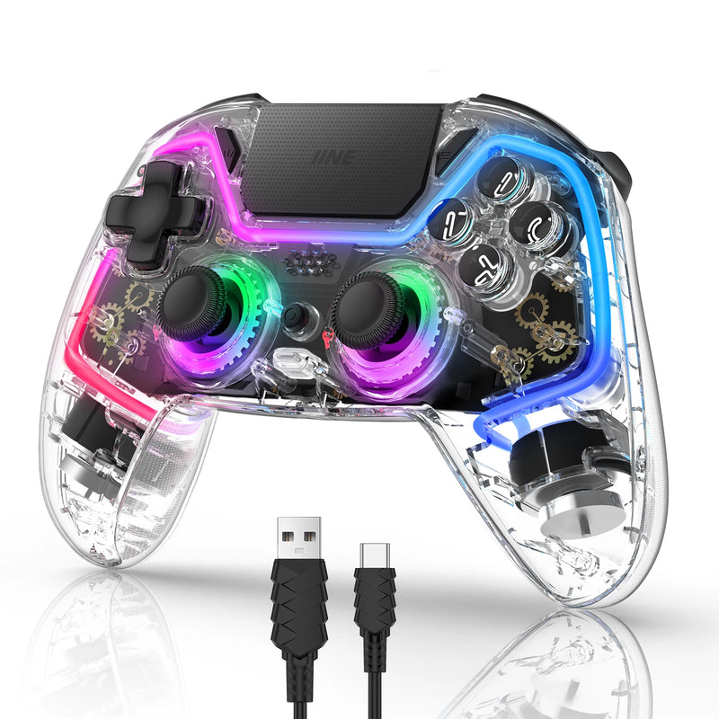 IINE Bastet Wireless Controller Compatible with PS4/Switch/PC/Android/IOS Hall Effect Joystick & Trigger With Touch Pad