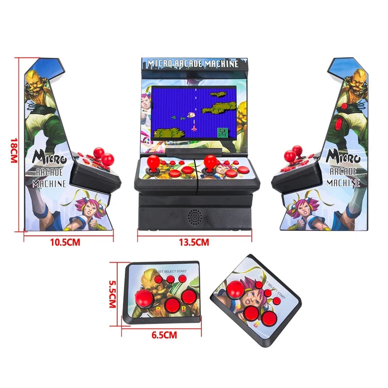 4.3 Inch Wireless arcade controller Mini Arcade handheld game console 300 games Big Screen video game console for gift