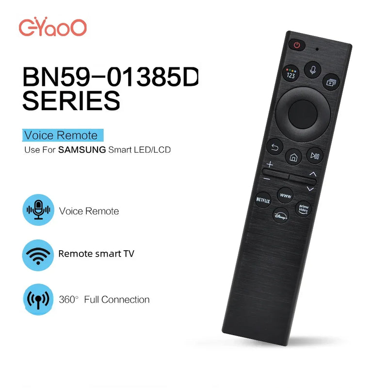 BN59-01385D TV Voice Remote Control For Samsung QLED 4K 8K Crystal Series TM2280E SMART TVs Without SOLAR