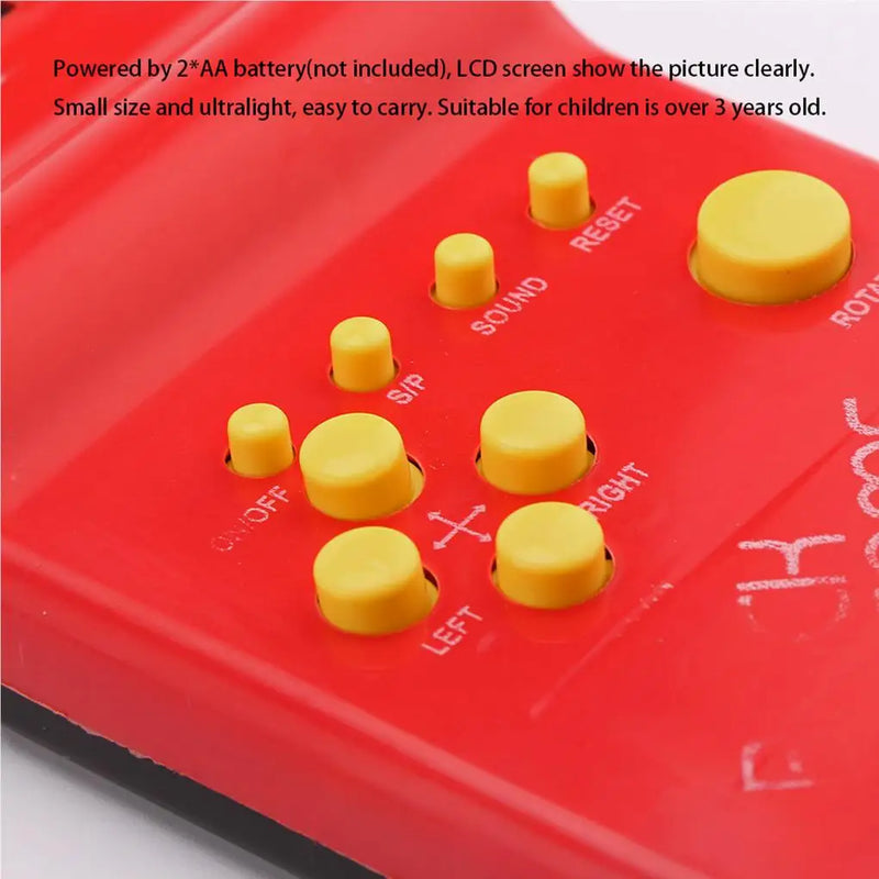 Handheld Game Console Adjustable Plastic Recreational Machines Anti-skidding Handle LCD Screen Durable Game Player Children