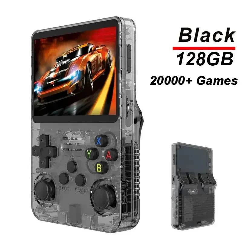 R36S Handheld Game Console 3.5 inch IPS Screen 64G Linux Portable Video Games Player Open Source System Arcade Retro Games