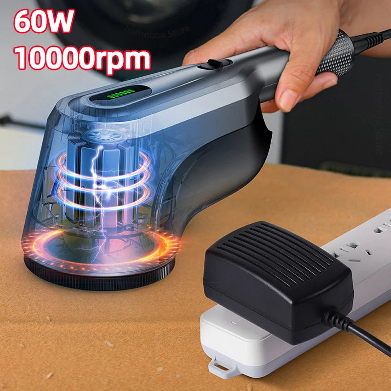 60W Commercial Lint Remover Spool Machine Hairball Trimmer Clothes Professional Electric Lint Remover Fluff Spools Removal