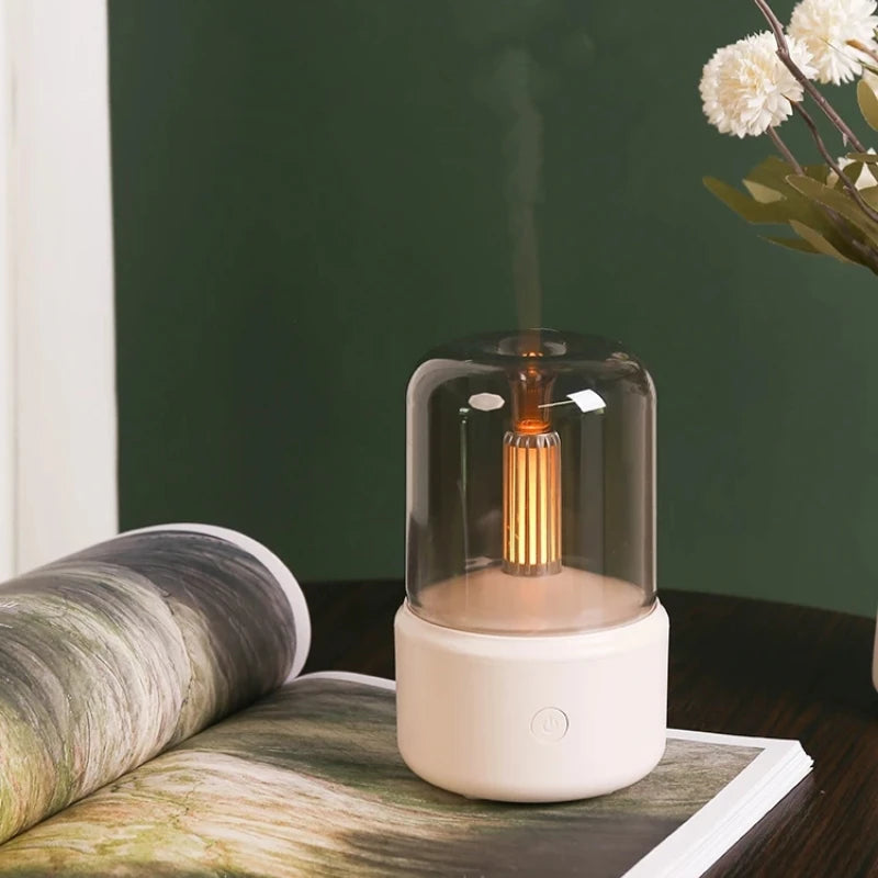 Portable Mini Aroma Diffuser USB Air Humidifier Essential Oil Night Light Cold Mist Maker Sprayer for Home Gift