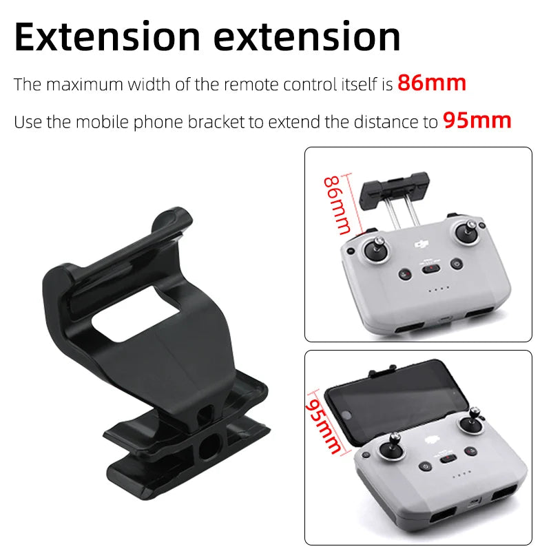 Wtohoby Phone Tablet Holder for DJI NEO /AIR 3S for RC-N3 Controller Expansion Bracket Stand Holder Clip Mount Drone Accessoires