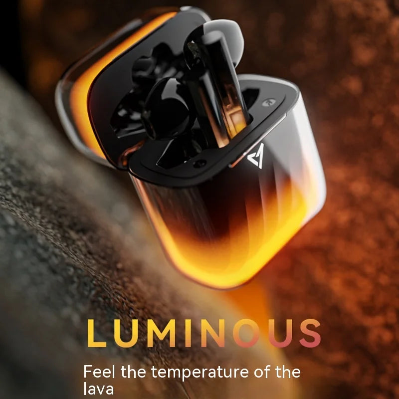 Liup Lp1 Bluetooth Wireless Earphone Luminous Quicksand Earbuds Active Noise Reduction Gaming Headphones Low Latency Earphones