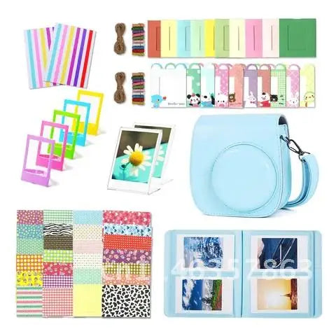 Instant Camera Accessories Bundle Shoulder Bag Album Photo Frames Camera Accessories Bundle for Fujifilm Instax Mini 11