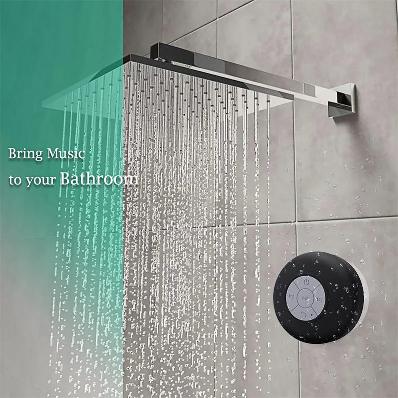 Waterproof Mini Bluetooth Speaker Bathroom Shower Small Color Good Audio Portable Wireless Speakers With Suction Cup For Phone