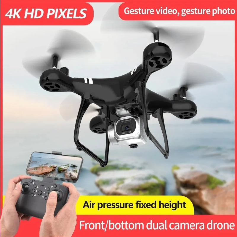 RC Drone Double 4K Wifi FPV HD Camera KY101 Drone Altitude Hold Gesture Mode Long Flying time RC Quadcopter Drone Toys For Boy