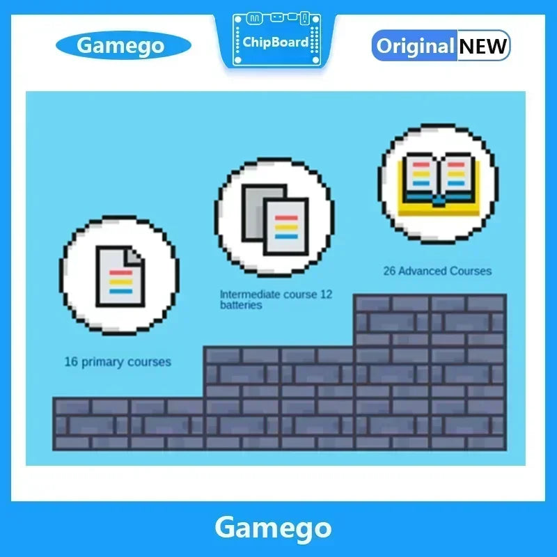 GameGo programmable Console Graphical Programming Children's Primary and Secondary School Programming Toys Teaching Aids gifts