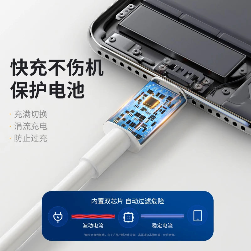 6A 66W 33W Charger 1M USB C Cable Fast Charging Data Cable for Xiaomi Samsung Realme Huawei Mobile Phone Usb Type C Charge Cable