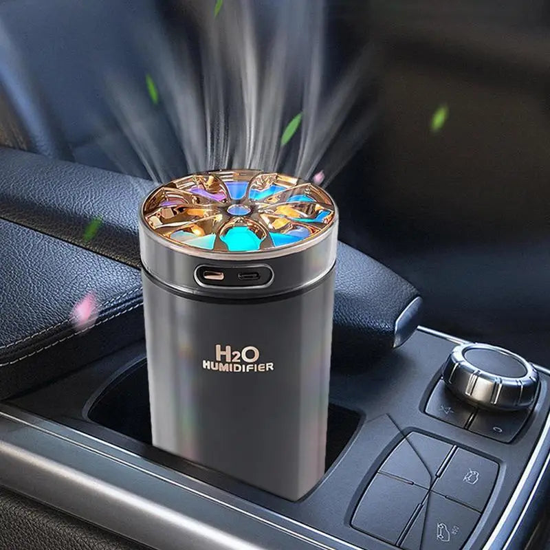 Wireless Car Diffuser Humidifier Auto Air Purifier Aromo Air Freshener With LED Light Travel Humidifier Mini Humidifier for all