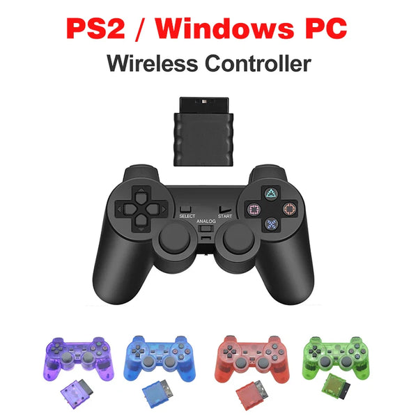 Wireless Controller For PS2/PS1 Gamepad Dual Vibration Shock For Sony Playstation 2 Joypad Joystick Controle USB PC Game Console