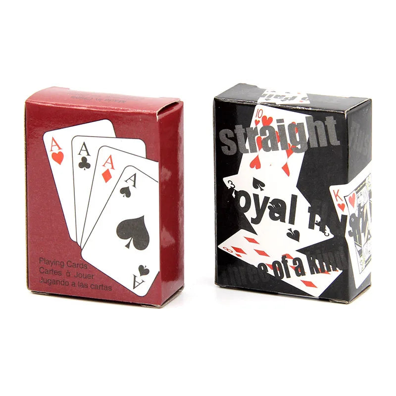 New 1 Piece Mini Cute Poker Cards Playing Game Creative Child Gift Outdoor Climbing Travel Accessories 5.3*3.8cm