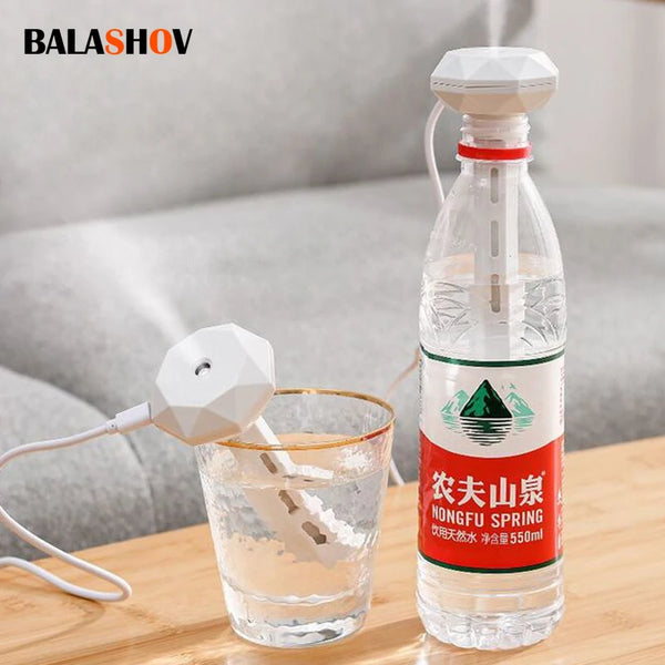 Portable Humidifiers Ultrasound USB Mini Home Air Diffuser Car Purifier Aroma Anion Mist Maker With Romantic LED Lamp Humidifier