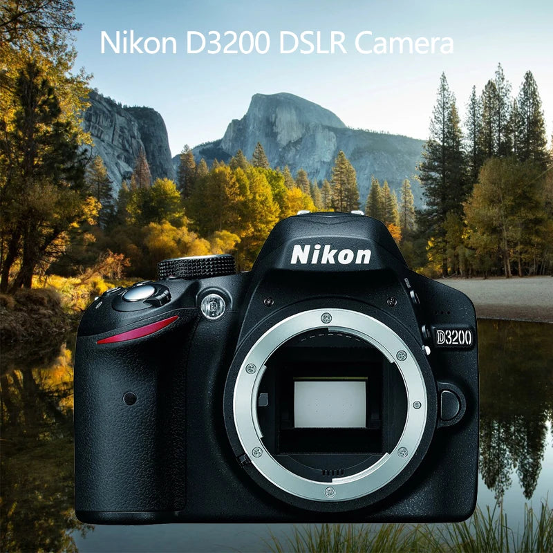 Nikon D3200 24.2 MP CMOS Digital SLR camera with 18-55mm f/3.5-5.6G ED II  NIKKOR Zoom Lens