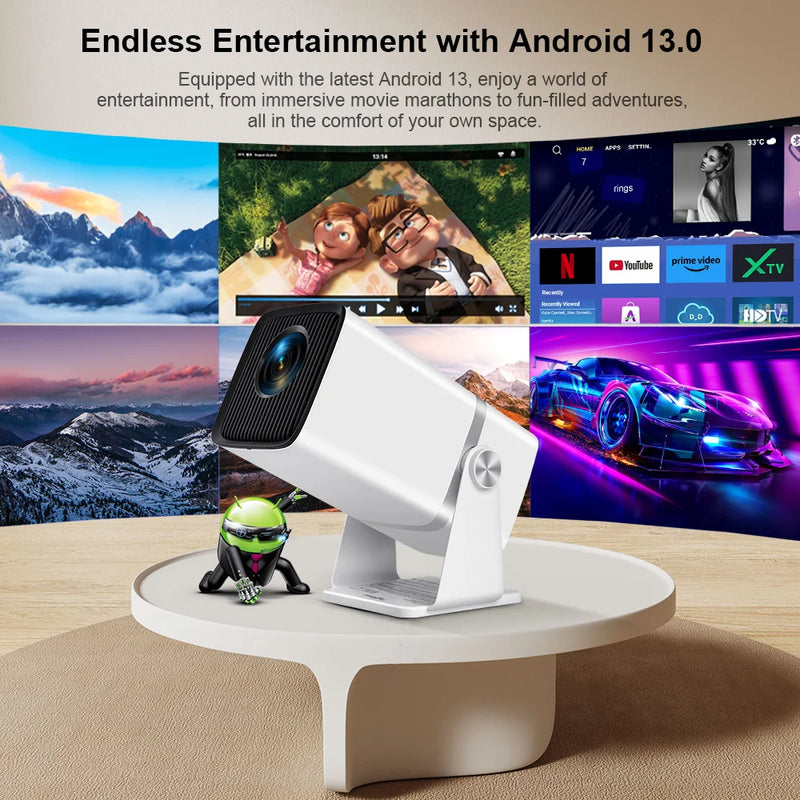 ThundeaL Mini Projector TD80W Full HD 1080P 4K Android WiFi Home Theater Meeting Video Movie TD80 Portable Projetor PK HY320