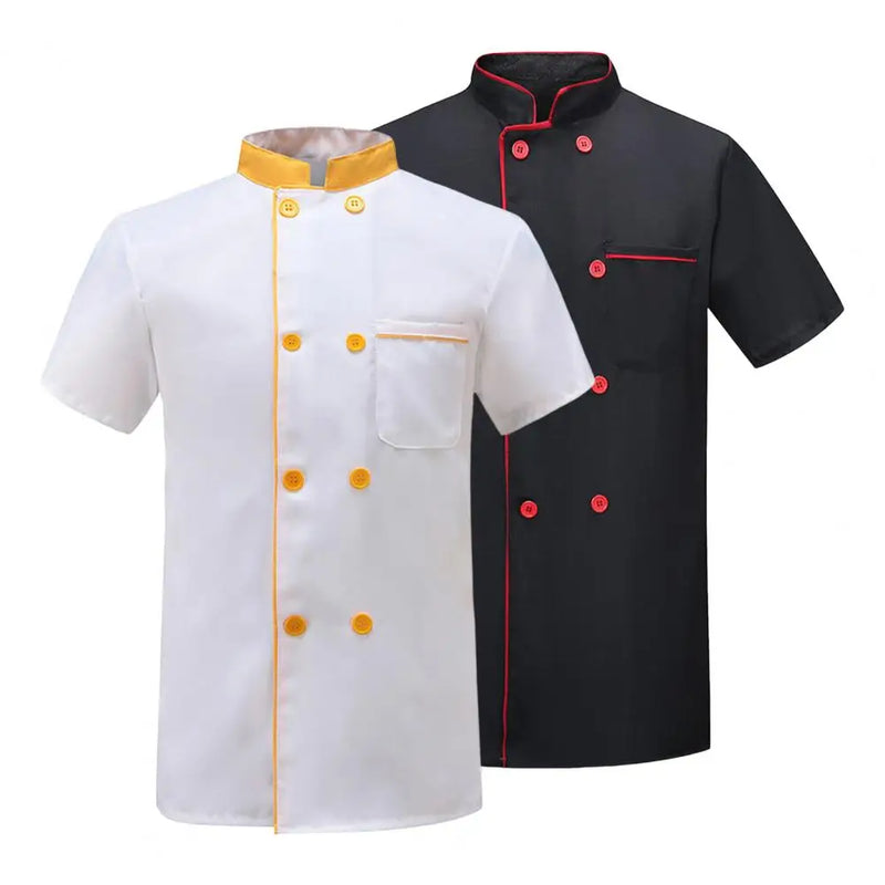 Stain-resistant Chef Jacket Breathable Stain-resistant Chef Uniform for Kitchen Bakery Restaurant for Cooks for Canteen