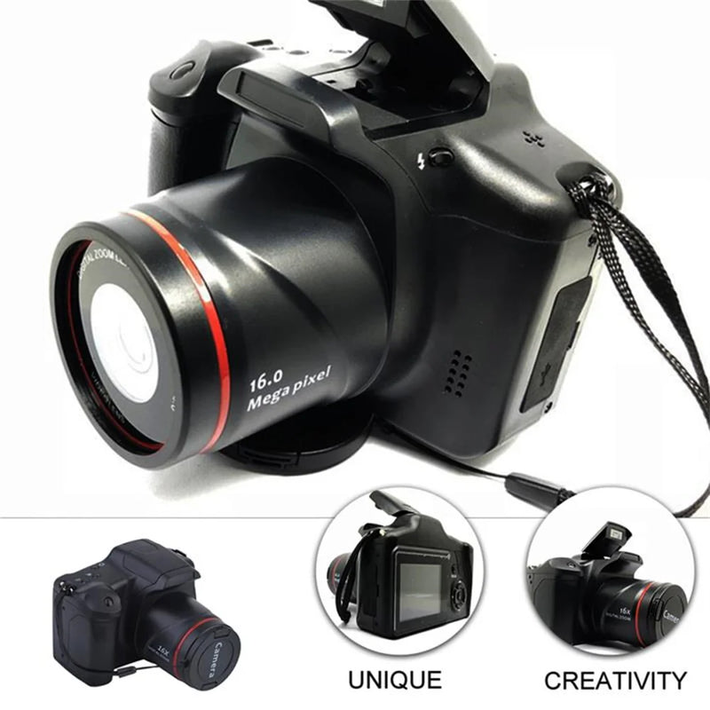 Digital Video Camera Full HD 1080P Camera Digital Point Shoot Camera With 16X Zoom Anti Shake Professional Camera