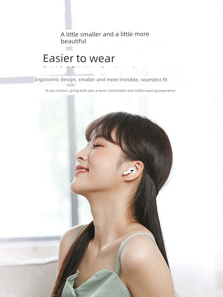 Huaqiang North 4 Generation Bluetooth Headset High Sound Quality Intelligent Noise Reduction Sports Applicable to Android Vivo Huawei Oppo Apple