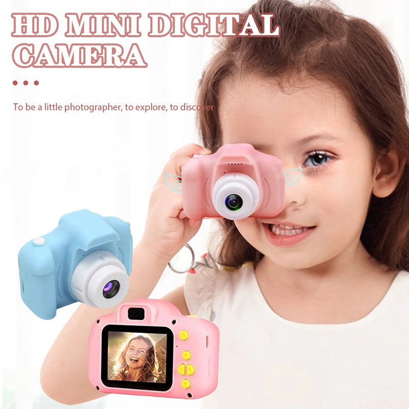 Cute Kids Mini Digital Camera Children  Camera Video Toy for Christmas Brithday  Gifts Outdoor