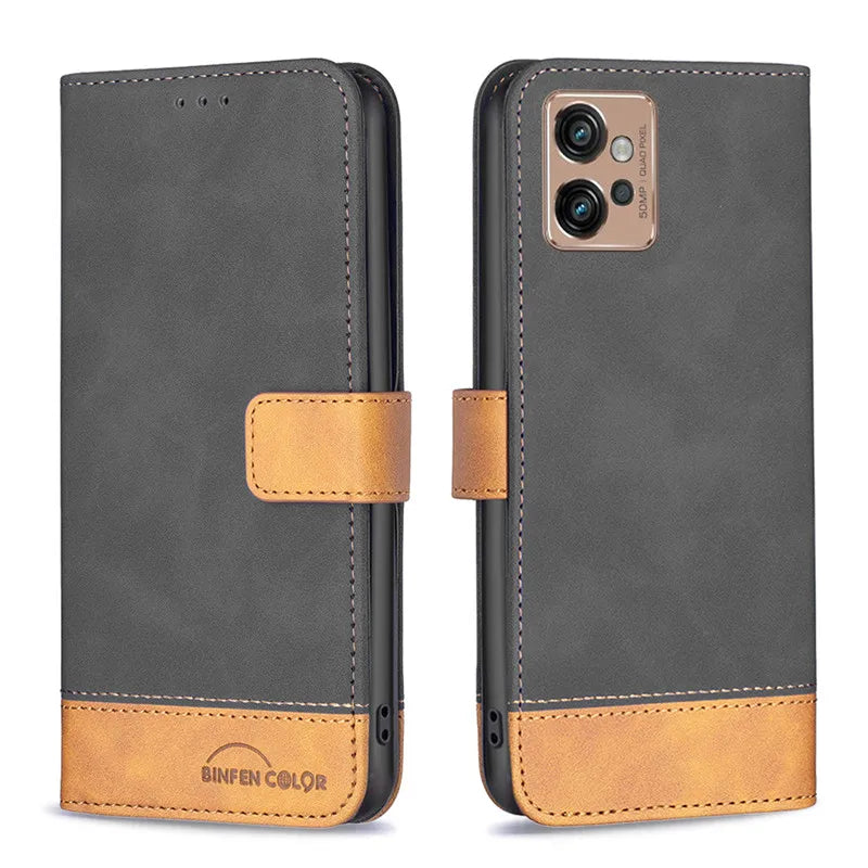 Flip on For Motorola Moto G32 Classic Phone Wallet Leather Case For Moto G32 G 32 MotoG32 (4G) 6.5" Coque Card Slot Back Cover