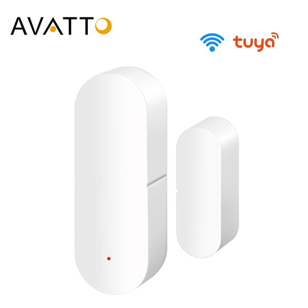 AVATTO Tuya WiFi Door Sensor, Smart Door Open/Closed Detectors, Smart Life APP Wifi Window Sensor Work with Alexa,Google Home