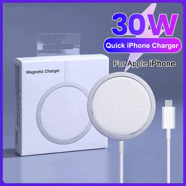 For Apple Magsafes Original Wireless Charger For iPhone 15 14 13 12 11 Pro Max X XS XR 8 Plus Fast Charging Type C Charge Cable