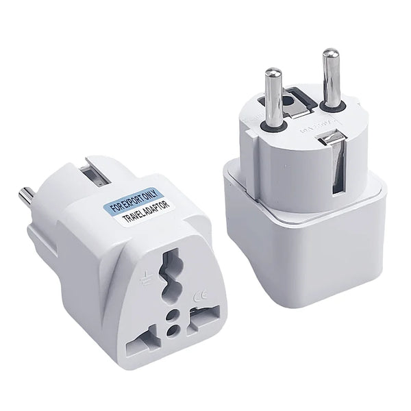 1pcs EU Plug Electrical Adapter Universal Power Soclet AC Outlet Converter US To EU Korea Spain France Russia AC Power Adapter