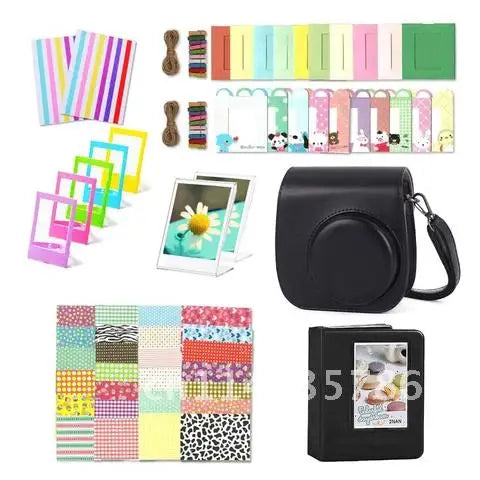 Instant Camera Accessories Bundle Shoulder Bag Album Photo Frames Camera Accessories Bundle for Fujifilm Instax Mini 11