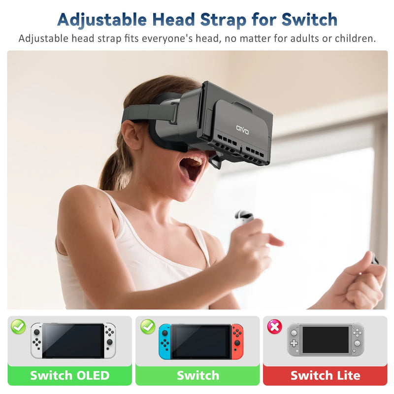 OIVO for Nintendo Switch OLED LABO VR Glasses Virtual Reality Movies for Switch Game VR Headset Glasses for Nintendo Switch