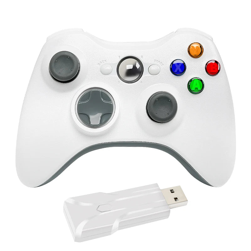 Controller For Xbox 360 2.4G Wireless Gaming Remote Joystick 3D Rocker Game Handle Tools Parts Dual Vibration