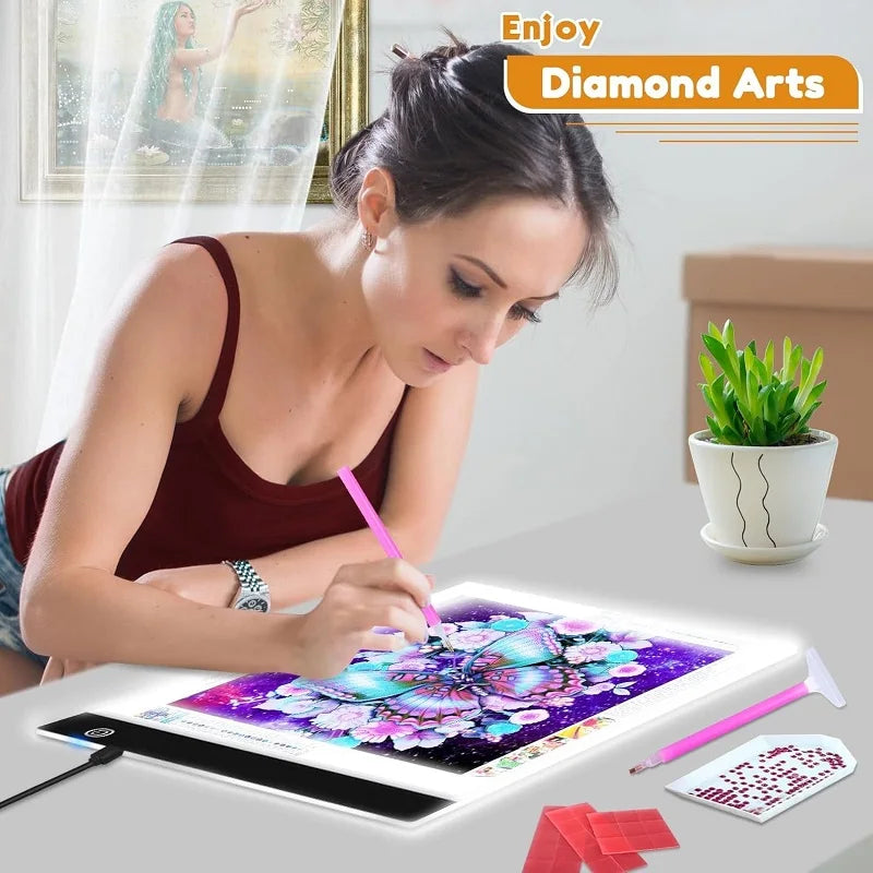 A4 Level Dimmable Led Drawing Copy Pad Board Children's Toy Painting Educational Kids Grow Playmates Creative Gifts For Children