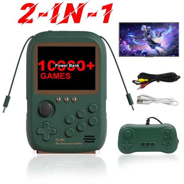 Video Game Console DY19 Power Bank Game Console 2IN1 Retro Game Machine With 3.2 Inch LCD Screen Portable Pocket Video Player