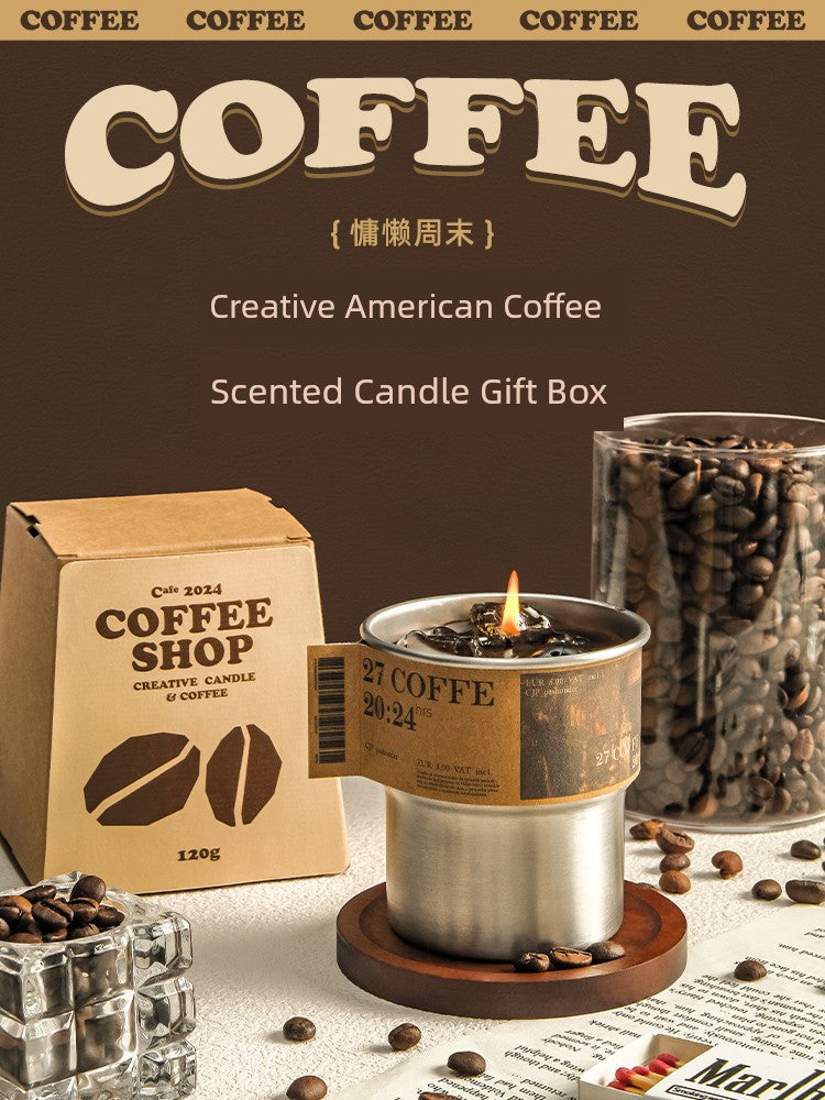 Coffee Birthday Graduation Gift Domestic Aromatherapy Candle