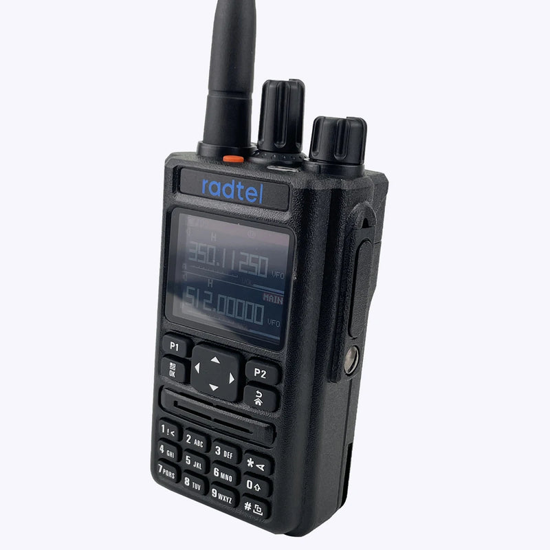 Radtel RT-490 GPS Blutooth APP Amateur Ham Two Way Radio 256CH Air Band Walkie Talkie USB-C VOX SOS LCD Police Scanner Aviation