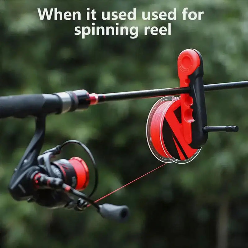 Fishing Reel Winder Sea Rod Casting Line Wrapper Spooler Multi-functional Removable Winding Device Outdoor Portable Winding Tool