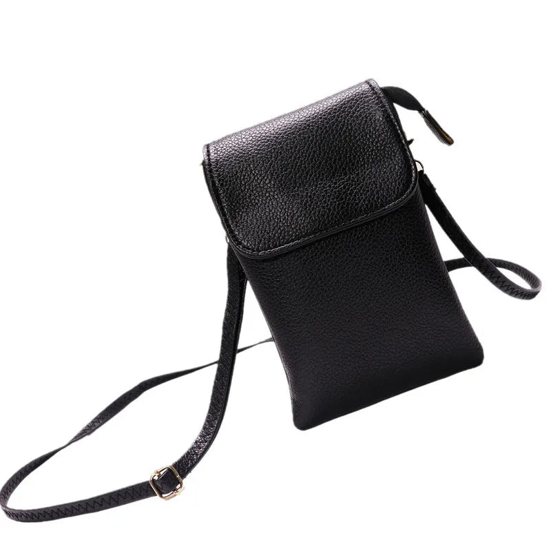 Stylish and Retro Single Shoulder Crossbody Bag with Multiple Compartments - Perfect for Your Phone Wallet and More