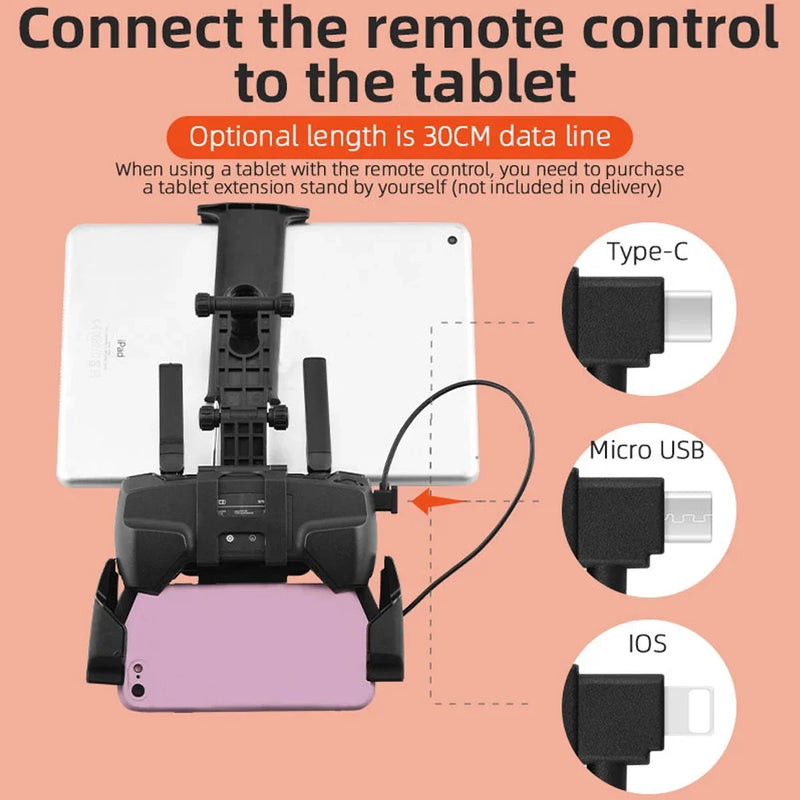 Data Cable OTG Remote Controller to Phone Tablet Connector USB TypeC IOS Extend for DJI MINI 4K/2/3 Pro/SE/Pro/Air/Mavic 2/3